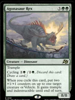 MTG DFT Agonasaur Rex Normal NM - Image 1