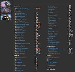 Alania, Divergent Storm MTG EDH Commander Deck , "Otter" Wizards! - Image 2