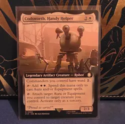 Wizards of the Coast Codsworth, Handy Helper 0366 Fallout Rare Ext Art EN 2024 - Image 1