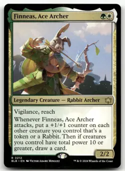 Finneas, Ace Archer #212 (NM) Bloomburrow BLB Magic MTG - Image 1