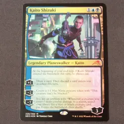 Kaito Shizuki FOIL 226 MTG Kamigawa: Neon Dynasty (NEO) Mythic NM - Image 1