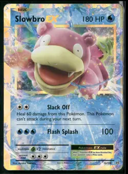 Slowbro EX 26/108 Holo EX Rare Evolutions Pokemon Lightly Played - Image 1