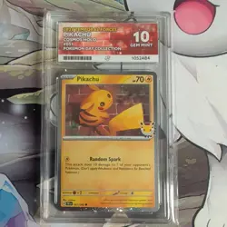 Pikachu 051/162 30th Anniversary Stamped 2026 Pokemon Day Promo ACE 10 - Image 1