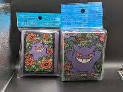 Pokemon Center Gengar Sableye Deck Box + Pack Of Sleeves (64 Sleeves) Japan - Image 1