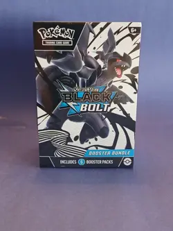 Pokemon Scarlet & Violet Black Bolt Booster Bundle Factory Sealed 6 Packs - Image 1