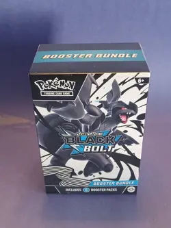 Pokemon Scarlet & Violet Black Bolt Booster Bundle Factory Sealed 6 Packs - Image 2