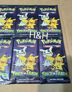 Trick or Trade 2023 Pokemon BOOster packs Trick Or Treat Pokemon Bundle packs - Image 3