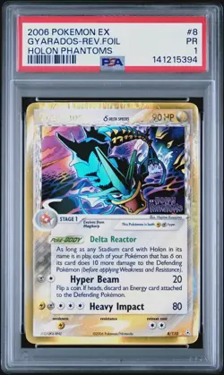 Pokemon Gyarados Holon Phantoms Holo & Reverse Holo Rare 2006 PSA 1 Pair - Image 4