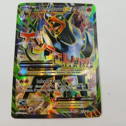 Pokemon TCG M Houndoom EX 154/162 Breakthrough Ultra Rare Full Art Holo Mega - Image 1