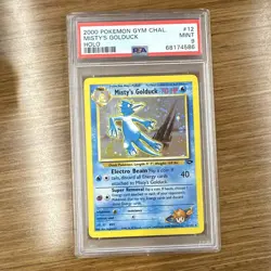 Pokemon TCG Misty's Golduck Gym Challenge 12/132 Holo Rare PSA 9 English - Image 1