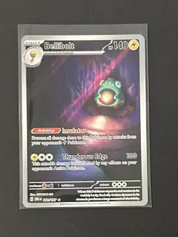 Bellibolt 201/197 SV03: Obsidian Flames Holo Illustration Rare Pokemon NM - Image 1