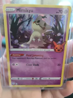 Mimikyu Holo Trick or Trade 2020 BOOster Pokemon TCG 081/189 HOLO PACK FRESH - Image 1