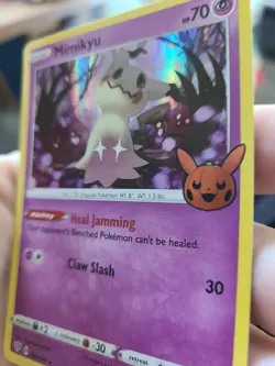 Mimikyu Holo Trick or Trade 2020 BOOster Pokemon TCG 081/189 HOLO PACK FRESH - Image 4