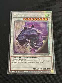 Yugioh! Mist Wurm L26D-ENX29 Legendary Decks 2026 1st Edition Starlight Rare NM - Image 1
