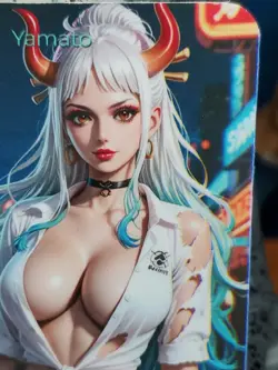 1/1 Only 1 Made Yamato Cyber Punk One Piece Spicy Waifu Lonestar Customs Card - Image 3