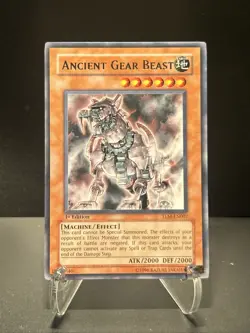 YuGiOh-Ancient Gear Beast TLM-EN007 The Lost Millennium 1st Edition-Rare - Image 1