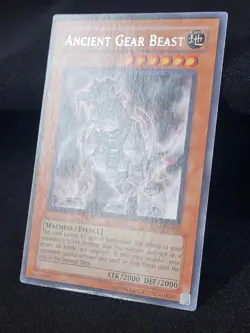 YuGiOh TCG Ancient Gear Beast 1 x 1st Edition 2 x Unlimited TLM-EN007 Rare LP/MP - Image 4