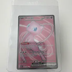 Pokemon Mew EX TCG 193/165 Scarlet Violet Holo Card Near Mint - Image 1