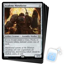 ACADEMY MANUFACTOR X4 March Of The Machine: Commander Magic MTG MINT CARD - Image 1