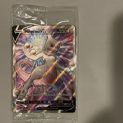 Mewtwo V Pokemon Sword & Shield #SWSH229 Holo SEALED PROMO Full Art Pokemon Card - Image 1