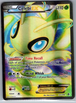 Celebi EX 141/149 Boundaries Crossed - Pokemon Card - LP - Image 1