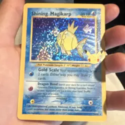Shining Magikarp Holo Rare 30 HP 66/64 Neo Revelation English Pokemon TCG - Image 1