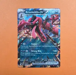 Pokemon TCG Krookodile ex 055/086 Chaos Rising - Holo Double Rare *NM* - Image 1