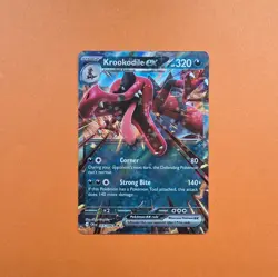 Pokemon TCG Krookodile ex 055/086 Chaos Rising - Holo Double Rare *NM* - Image 2