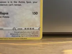 2022 Pokemon TCG Snorlax #055/078 Pokemon GO Cosmos Holo NM - Image 4