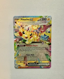 Pikachu ex #057/217 Ascended Heroes NM+ Pokemon TCG HOLO - Image 1