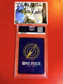 Namco One Piece CCG Monkey D. Luffy ST01-012 Alt Art Foil SR PSA 10 Auto - Image 2