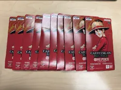 One Piece OP13 Carrying On His Will Sleeved Booster Pack Lot Of 10 - Image 1