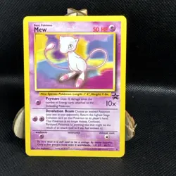 Pokemon 1999 Mew Movie Black Star Promo Rare Vintage Pokemon Card Never Played! - Image 1