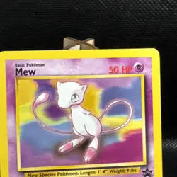 Pokemon 1999 Mew Movie Black Star Promo Rare Vintage Pokemon Card Never Played! - Image 3