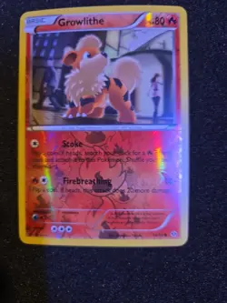 Growlithe 10/99 Reverse Holo Next Destinies Black & White Pokemon Card NM - Image 1