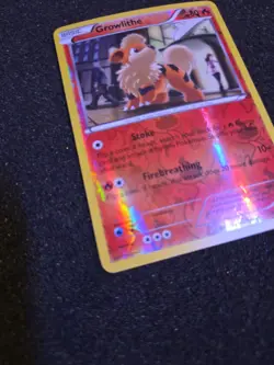Growlithe 10/99 Reverse Holo Next Destinies Black & White Pokemon Card NM - Image 2