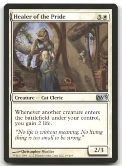 Healer of the Pride #19 (NM) Magic 2013 M13 Magic MTG - Image 1