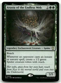 Arasta of the Endless Web #205 (NM) Bloomburrow BLC Magic MTG - Image 1