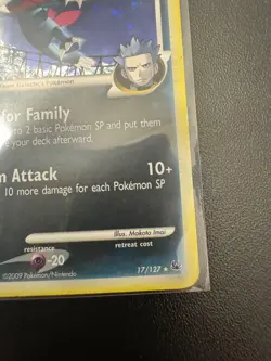 Weavile Team Galactic Pokemon TCG Platinum Holofoil Holo Card #17/127 - Image 4