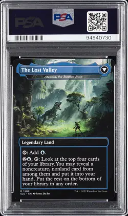 2023 MTG SECRET LAIR DROP #1502 HEART OF THE EXPLORER/THE LOST VALLEY PSA 10 - Image 2
