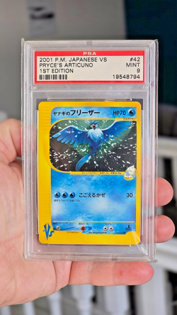 Pokemon Japanese VS 1st Edition Pryce's Articuno 042/141 PSA 9 - Image 1
