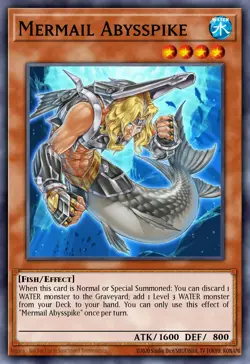 Yugioh RA04-EN012 - Mermail Abysspike - Ultimate Rare - Image 1