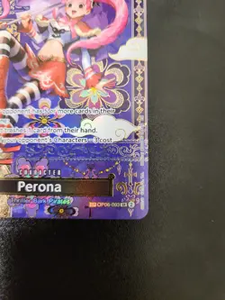One Piece Perona OP06-093 OP14 SP English Alt Art The Azure Sea's Seven - Image 4