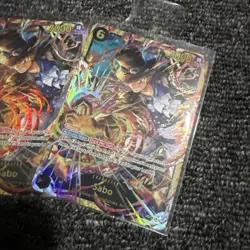 3x One Piece SABO Carrying On His Will, OP13-120 Secret Rare SEC NM 2 - Image 4