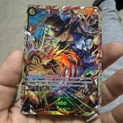 3x One Piece SABO Carrying On His Will, OP13-120 Secret Rare SEC NM 2 - Image 5