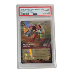 Disney Lorcana D23 Collection Mickey Mouse - Brave Little Tailor #01 PSA 10 - Image 1