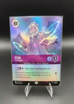 Disney Lorcana Fabled Elsa - Snow Queen (Epic) 210/204 Holofoil NM - Image 1