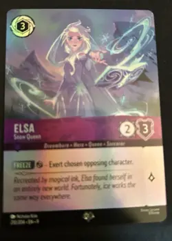 Disney Lorcana Fabled Elsa - Snow Queen (Epic) 210/204 Holofoil NM - Image 3