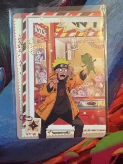 Naruto Kayou Naruto Uzumaki PU NRSA02-PU-003L4 Full Art Foil Card NM - Image 1