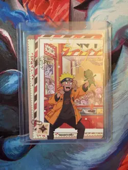 Naruto Kayou Naruto Uzumaki PU NRSA02-PU-003L4 Full Art Foil Card NM - Image 3